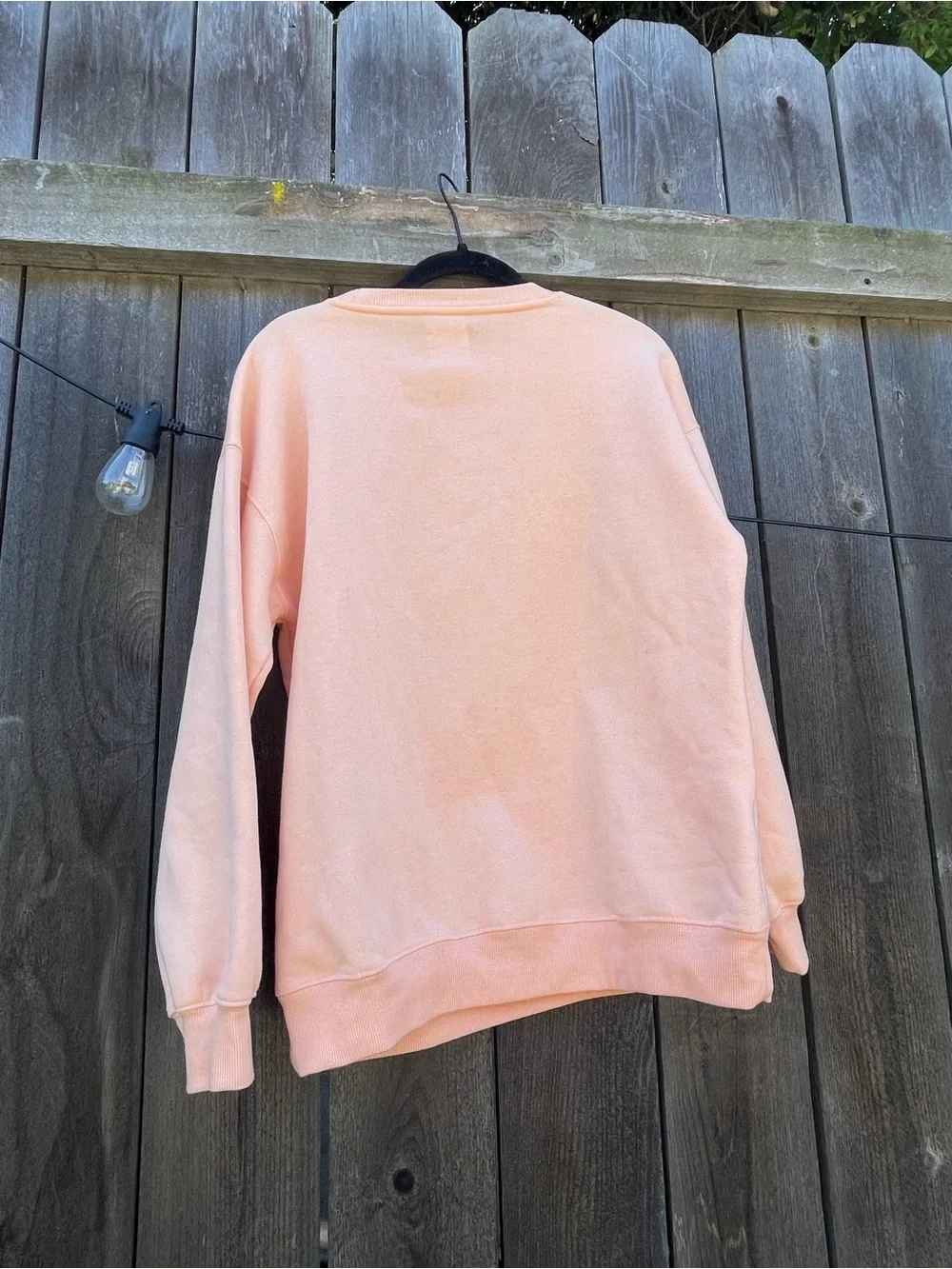 Billabong Peach Graphic Crewneck with Retro Sunrise Print - Picture 3 of 3